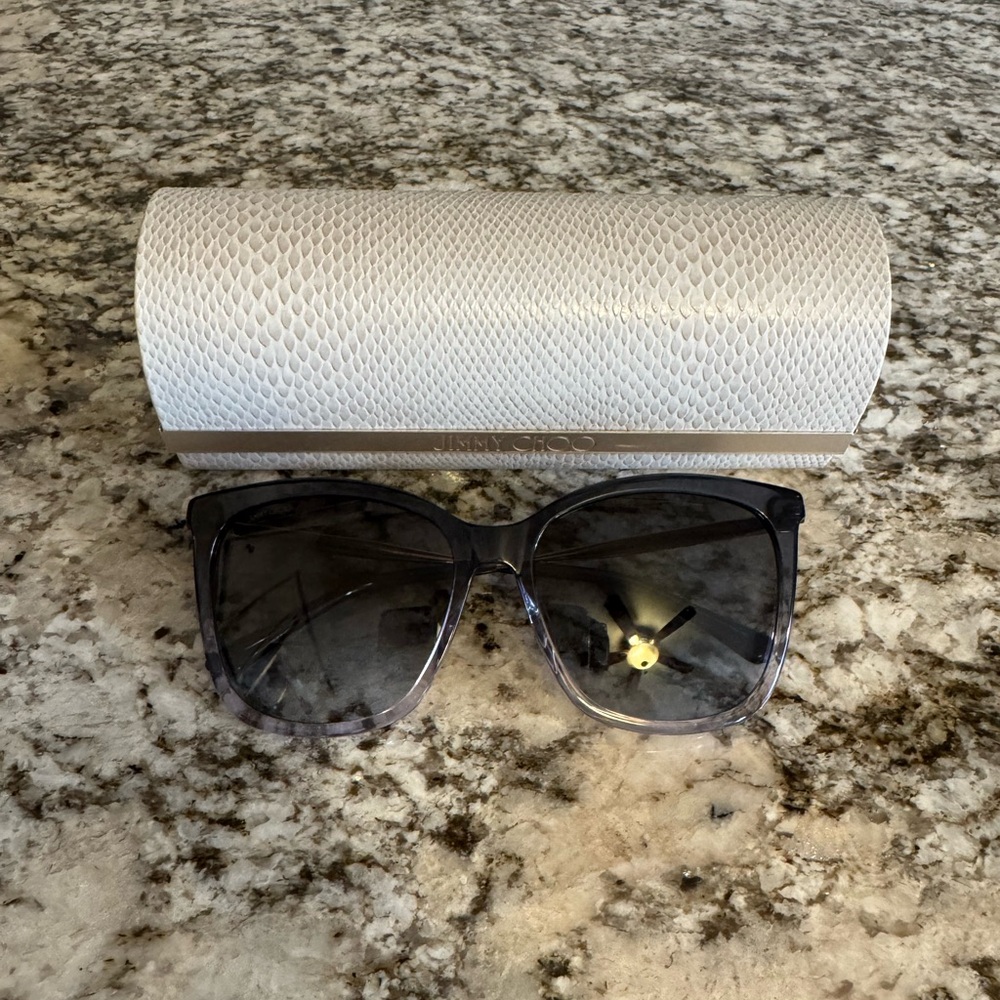 Jimmy Choo Butterfly Sunglasses NEW with Case